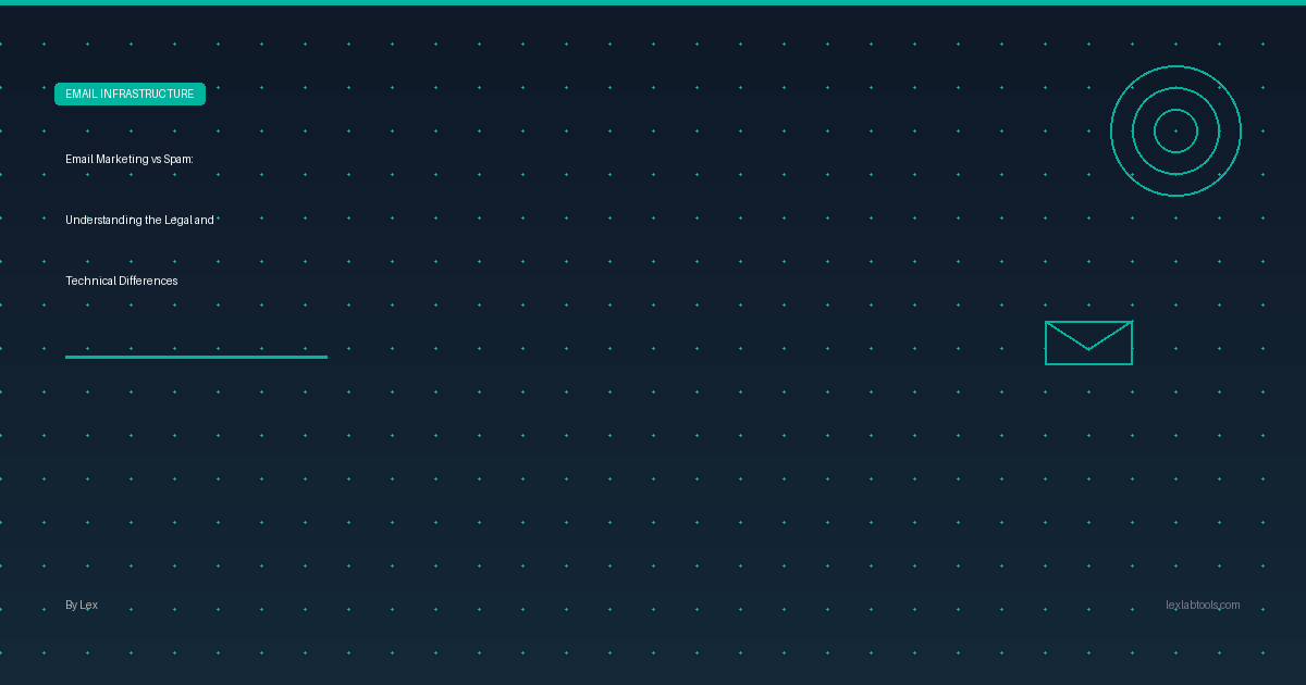 Email Marketing vs Spam: Understanding the Legal and Technical Differences