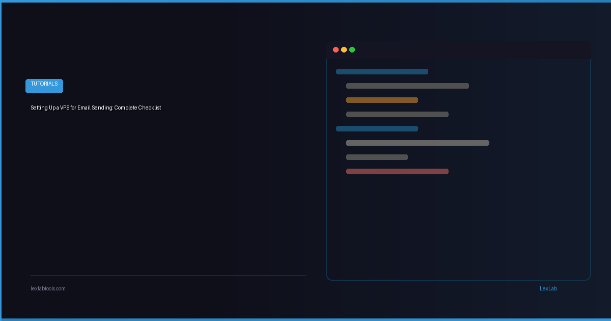 Setting Up a VPS for Email Sending: Complete Checklist