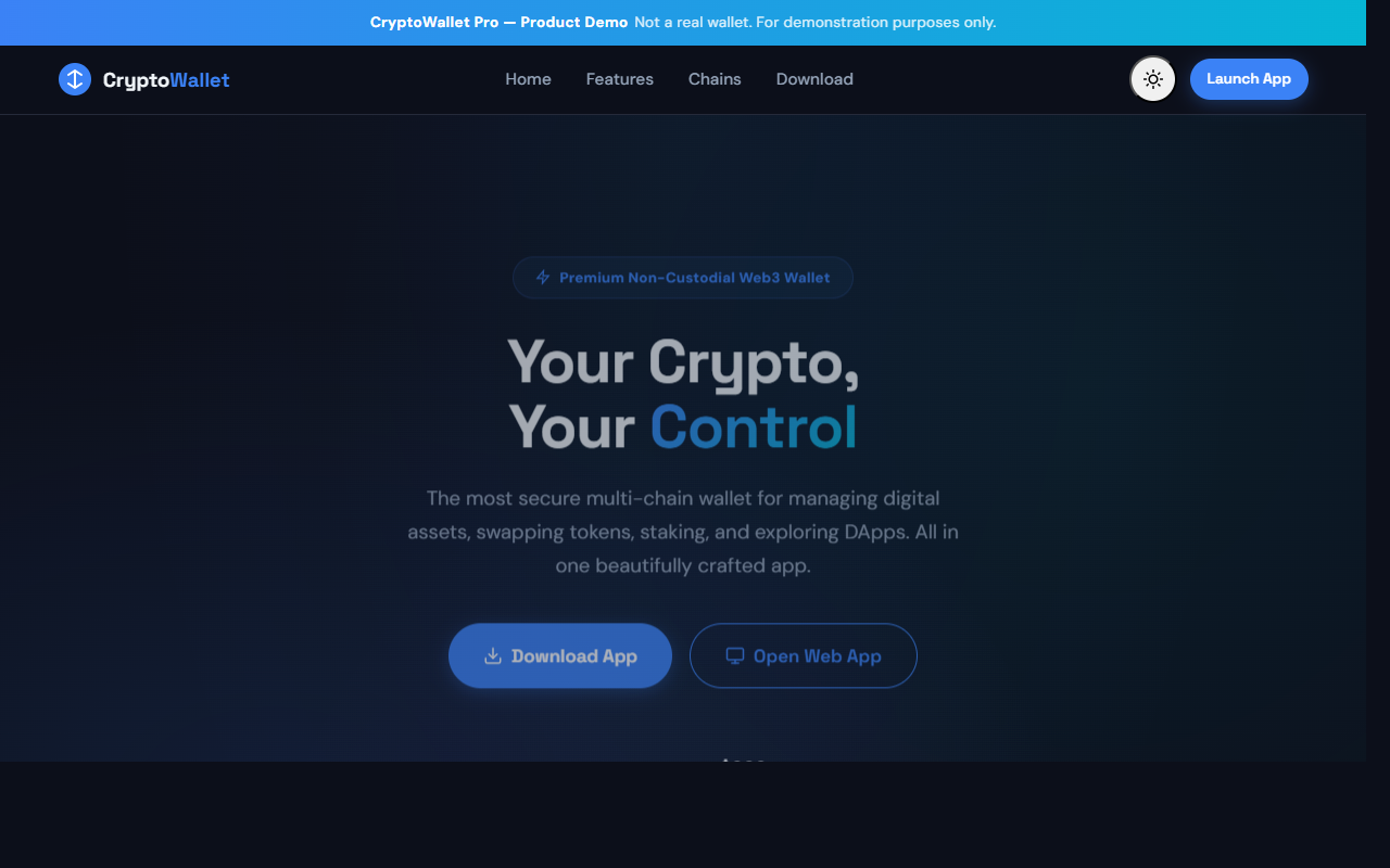 CryptoWallet Pro